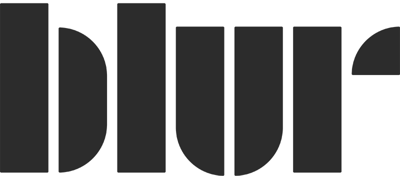 Blur black logo