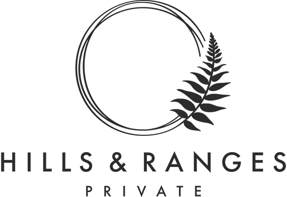 Hills and Ranges Private black logo