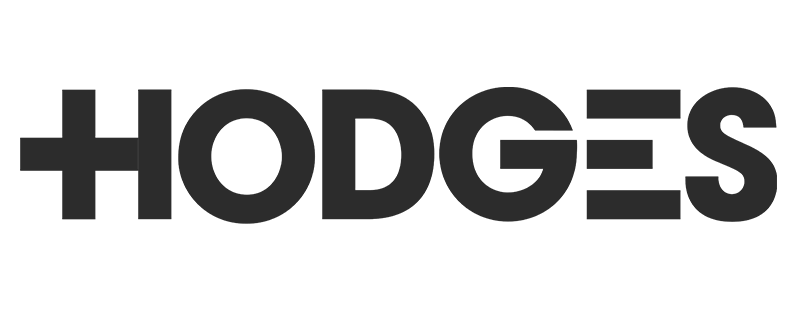 Hodges Real Estate black logo